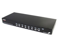 Startech.com Conmutador KVM USB de 8 Puertos de Montaje en Rack de 1U con OSD (SV831DUSBU)
